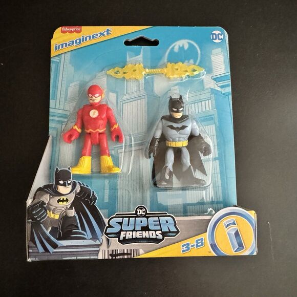Imaginext DC Super Friends The Flash & Batman New In Box - Picture 2 of 6